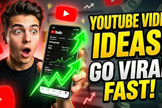 create viral youtube video ideas and growth strategy plan