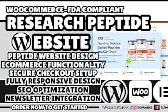 research peptide store woocommerce peptide store fda compliant peptide website