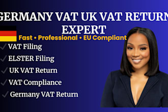 file germany vat return, UK vat return, elster vat filing and vat compliance