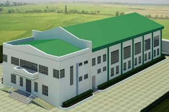 2d 3d church interior, exterior design, photorealistic rendering and floor plan
