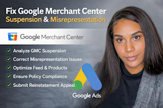 fix google merchant center misrepresentation and gmc suspension