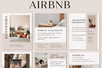 design a welcome book for your airbnb and str property