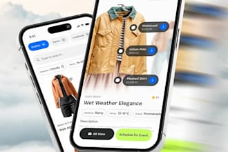 develop a custom ecommerce mobile app for android and ios with admin panel
