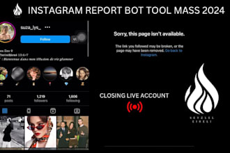 custom automated instagram mass report bot, ig banning bot, auto commenting bot