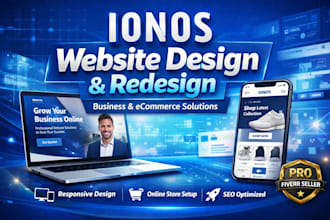 ionos website design ionos website redesign build responsive ionos website seo