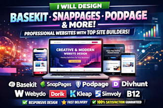 design basekit snappages podpage divhunt webydo dorik kleap simvoly b12 website