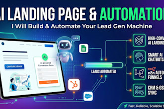 build your ai landing page and automate lead generation