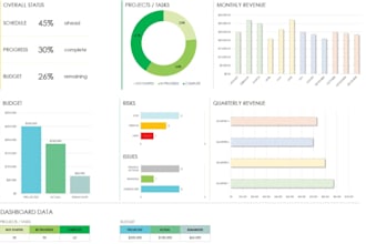 build dashboards, financials, and templates for automation