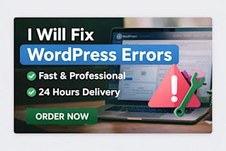 fix wordpress website bugs, errors and technical issues