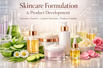product development cosmetic chemist skincare formulation