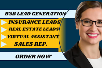 provide b2b life insurance leads home owner real estate recruitment  iul leads