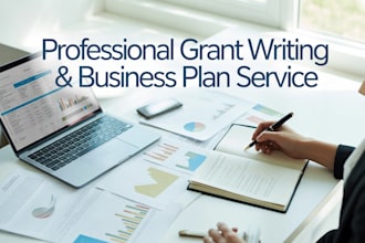 write grant proposals, business plans, funding applications
