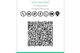 design a professional interactive digital business card and mini website