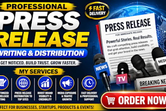 write and publish press release media coverage fast
