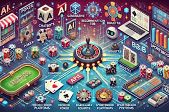 develop chess game smart ai bot, poker ai bot, clubgg bots, igaming website bot