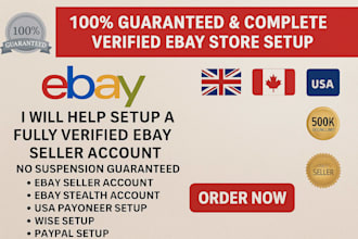do ebay account creation, ebay dropshipping ebay listing