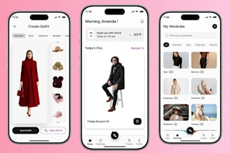 develop virtual closet app, ai styling app, outfit suggestion app, fashion app
