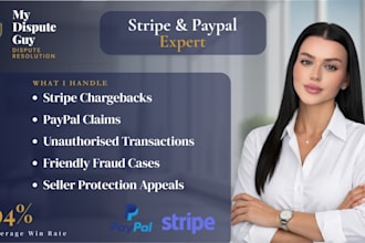 resolve your stripe or paypal dispute and recover your revenue