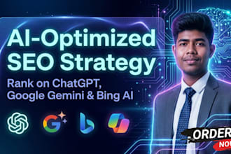 do an ai optimized SEO strategy to rank on chatgpt gemini