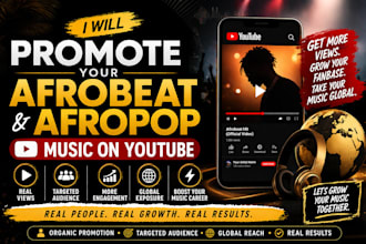 promote your afrobeat and afropop music on youtube organically