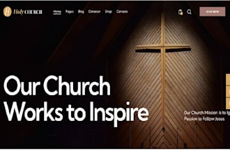 wix church website wix charity website wix ngo website wix donation website