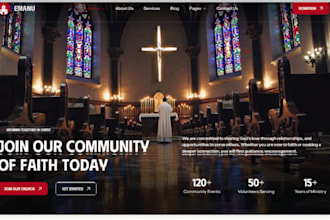 wix church website wix charity website wix ngo website wix donation website