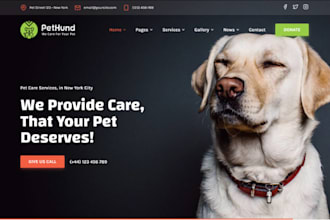 design wix pet groomer website pet daycare pet sitting dog walker trainer web