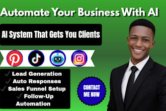 build ai automation system to generate leads and close sales for your business
