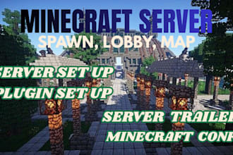 develop spawn hub lobby plugin map server trailer for your minecraft server