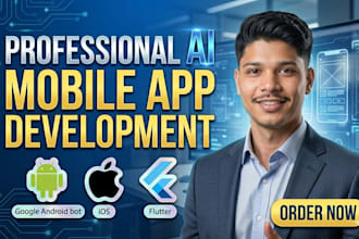 develop ai mobile apps, ai chatbots, and ai saas as an expert ai development