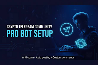 setup professional telegram bots for your crypto community