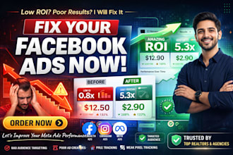 fix low performing facebook ads and meta ads campaign for better ROI