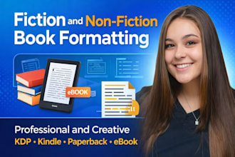 fiction and non fiction book formatting