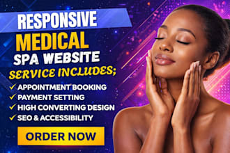 design a stunning med spa website that attracts clients and drives bookings