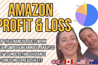 provide a monthly amazon profit and loss report