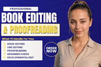 do line edit, proofread, nonfiction book,memoir, novel, christian book