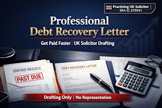 draft a professional UK debt recovery letter to get you paid