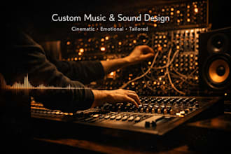 create custom music and sound design for your brand video or commercial