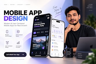 design modern mobile app with figma