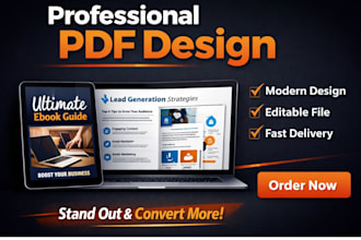 do ebook design, ebook formatting and layout design, PDF design