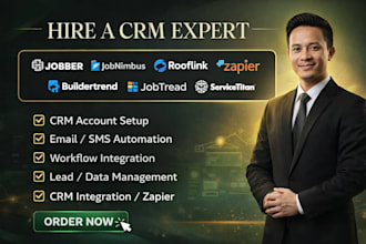 jobber jobnimbus rooflink buidertrend jobtread service titan zapier integration