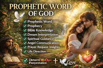 reveal prophetic messages for relationship healing, clarity and direction