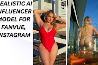 create realistic ai influencer model for brands instagram fanvue lora comfyui