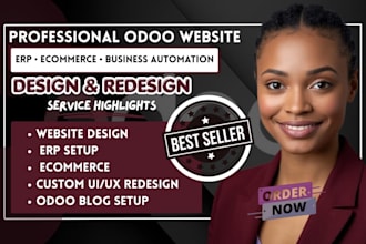 build a professional odoo website, ecommerce store or business erp solution