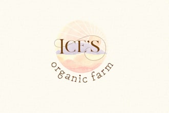 create a premium natural and organic logo