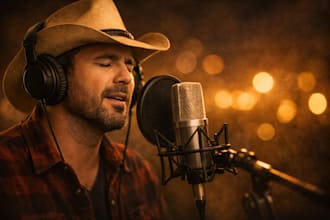 sing acoustic country, folk and americana male vocals