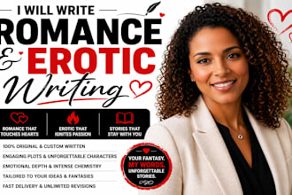 be romance ghostwriter, erotica story writer, ghost book writer, romance story