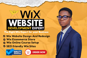 design wix website, wix ecommerce store, wix redesign expert