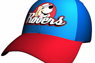 design a custom 3d cap, 3d snapback and create a realistic 3d cap model