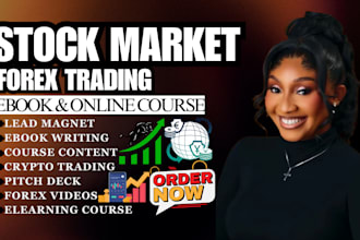 ghostwrite your ebook on stock market, crypto trading, online course, pitch deck